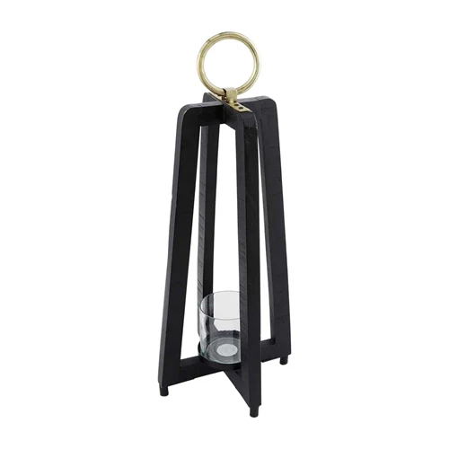 Black Tall Lantern - Image 3