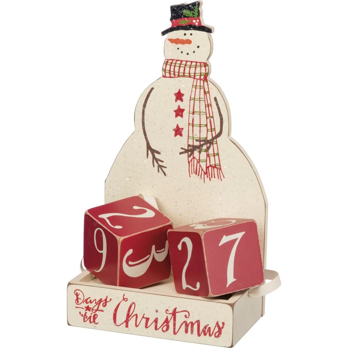 Block Countdown - Snowman