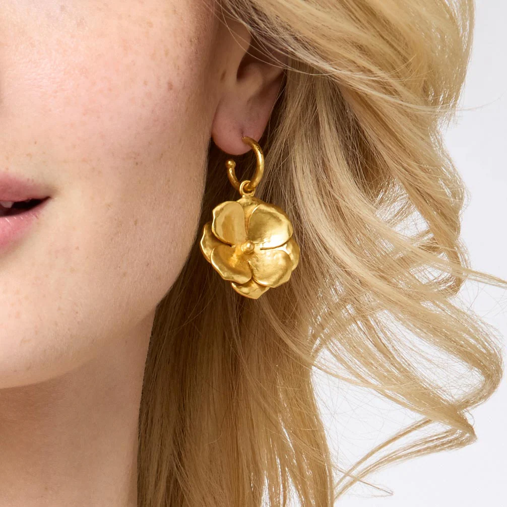 Bloom Hoop & Charm Earring - Image 2
