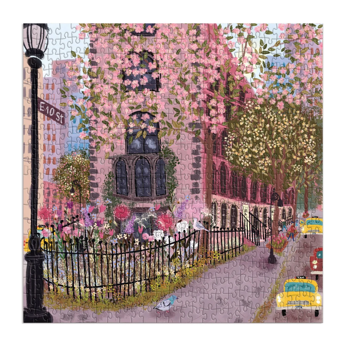Blooming Streets 500 Piece Puzzle - Image 4