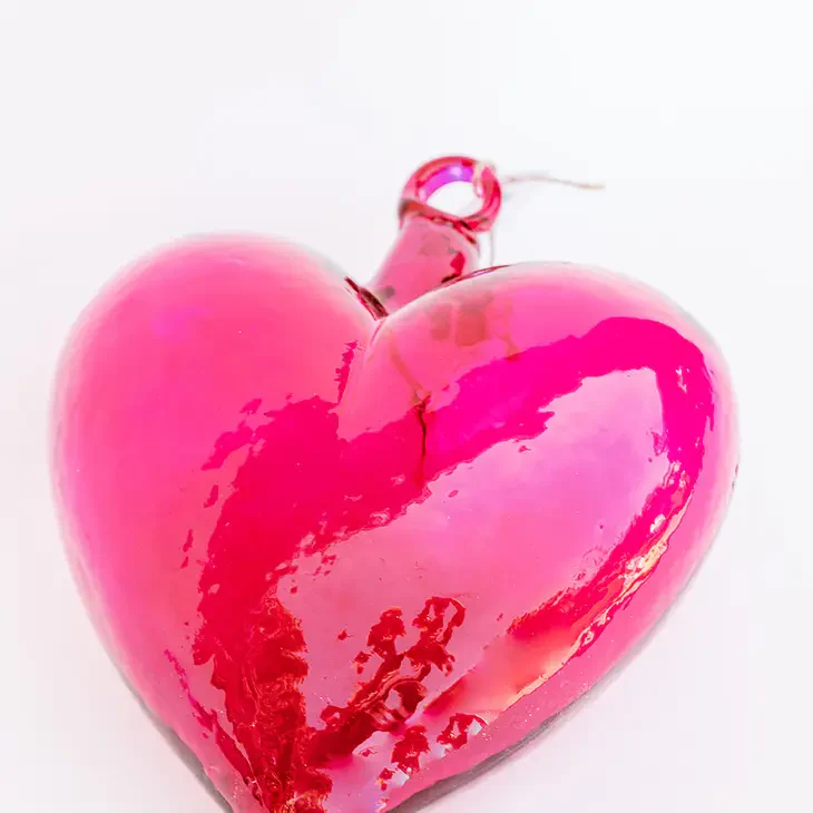 Blown Glass Heart - Image 4