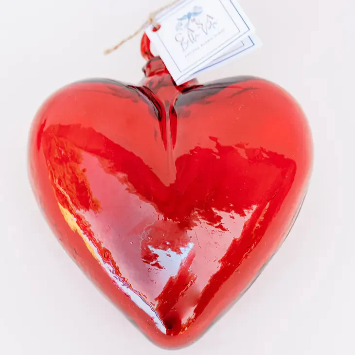 Blown Glass Heart - Image 6