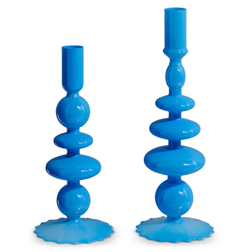 Blue Candle Sticks - Sold Individually