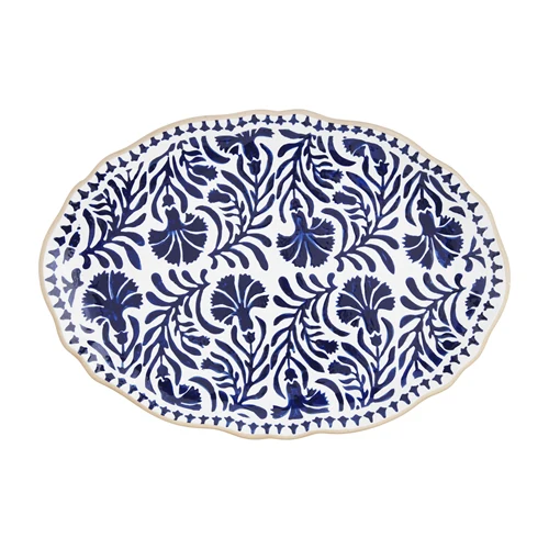 Blue Indigo Platter