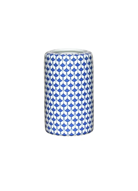 Blue/White Porcelain Fish Scale Pencil Holder