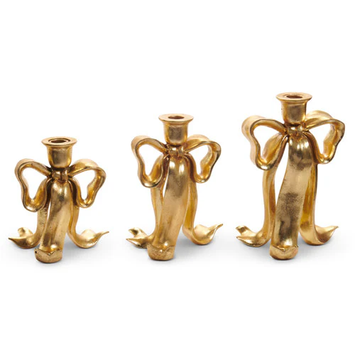 Bow Candlestick - Sold Individually