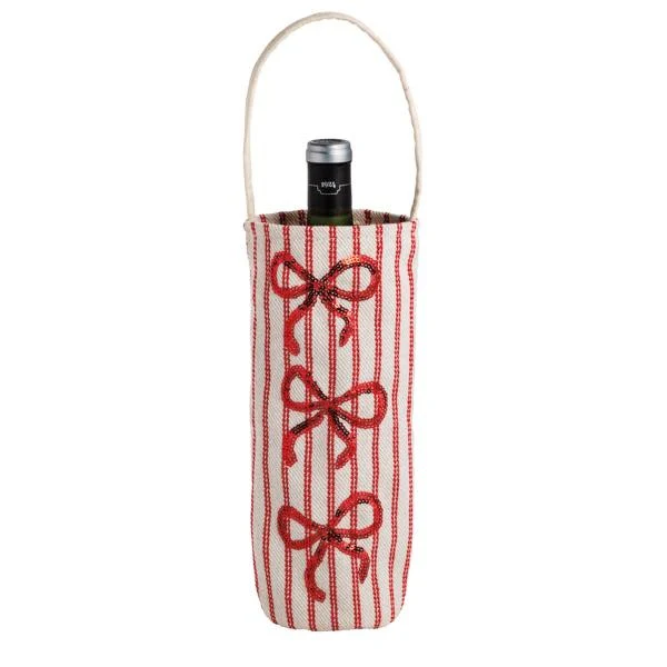Bow Sequin Wine Bags - Image 4