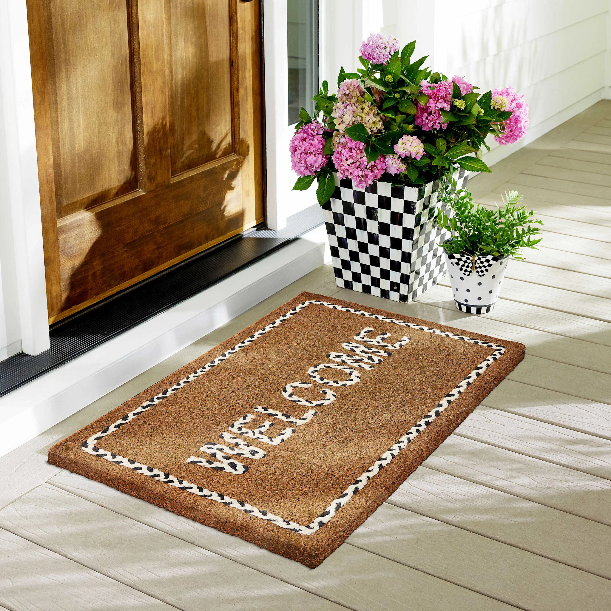 Braided Welcome Entrance Mat - Image 2
