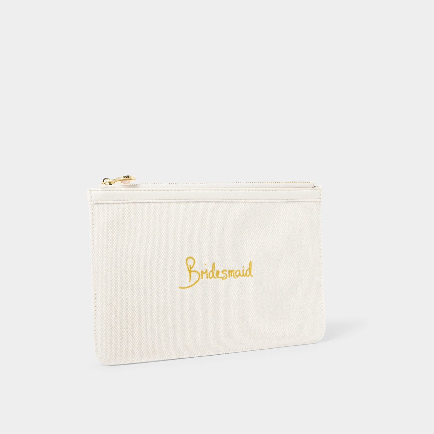 Bridal Canvas Pouch Bridesmaid - Rose Quartz