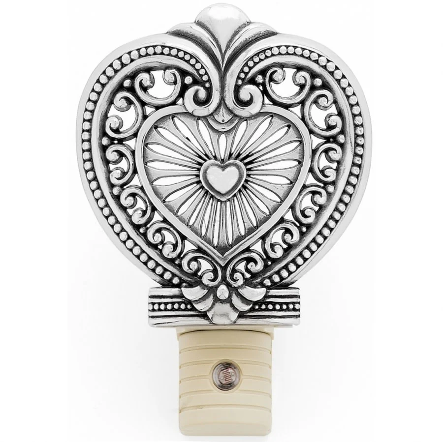 Bright Heart Nightlight Silver