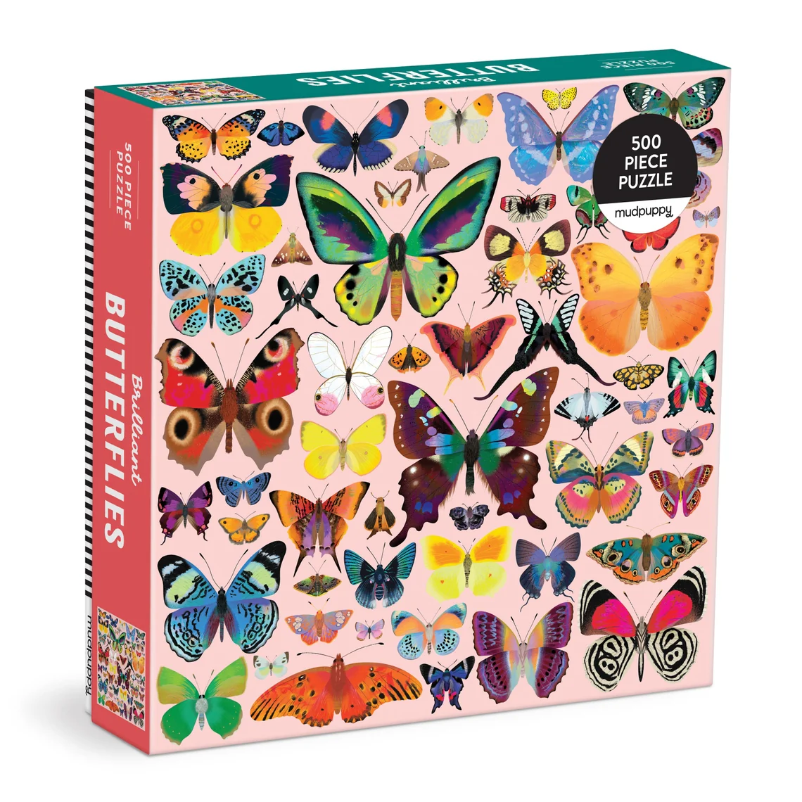 Brilliant Butterflies 500 Piece Family Puzzle - Image 2