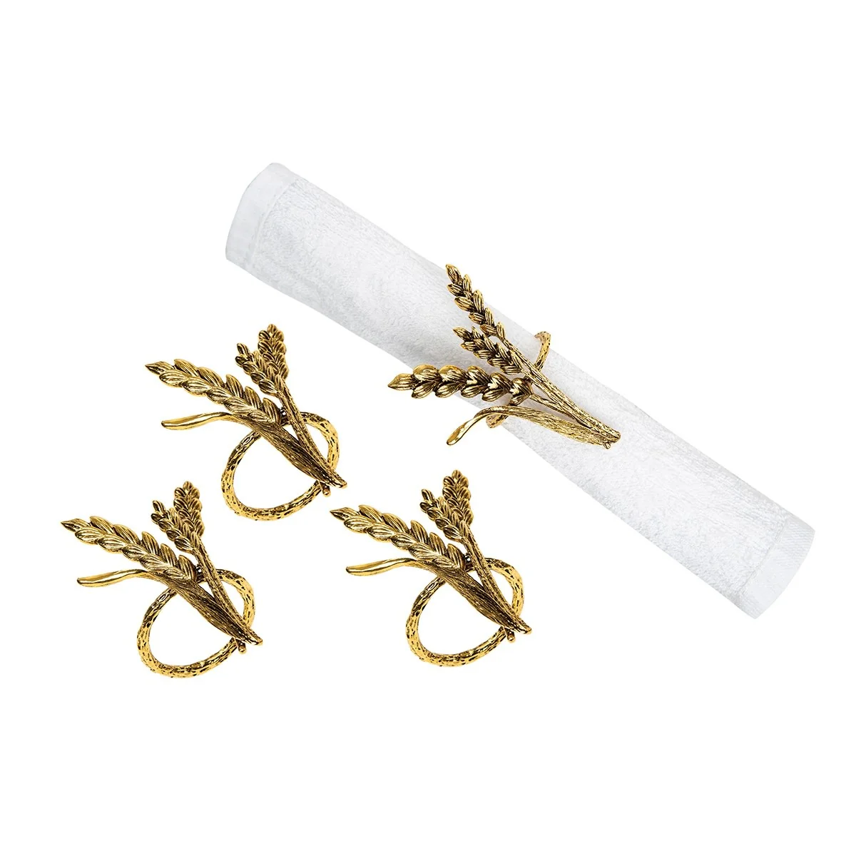 Bronze Wheat Napkin Ring