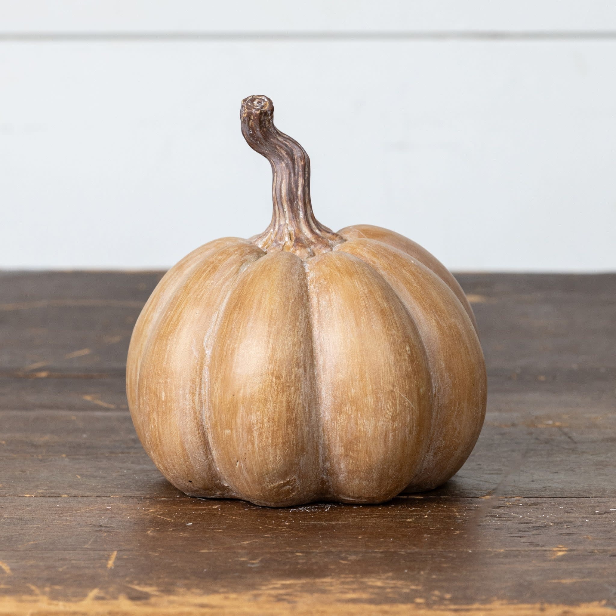 Brown Resin Pumpkin - Image 3