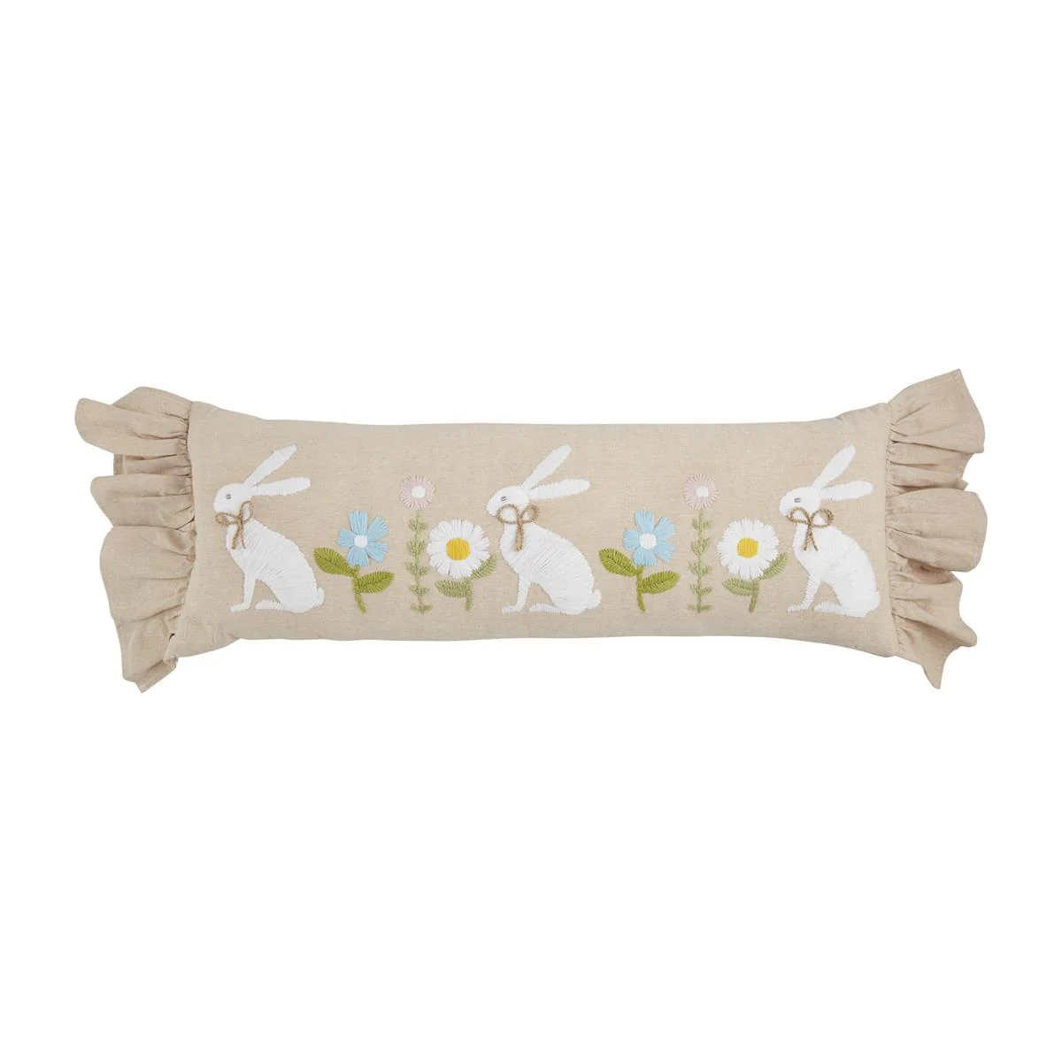 Bunny Embroidered Pillows - Image 3