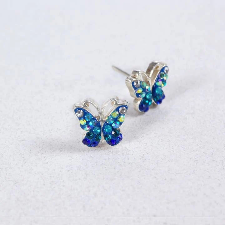 Butterfly Stud Earrings - Image 4