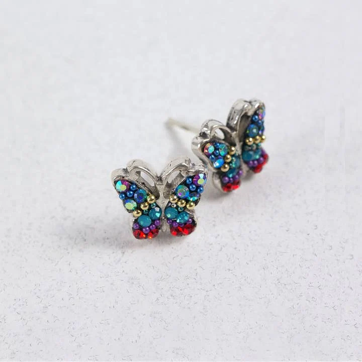 Butterfly Stud Earrings - Image 5