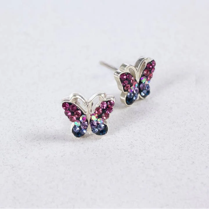 Butterfly Stud Earrings - Image 6