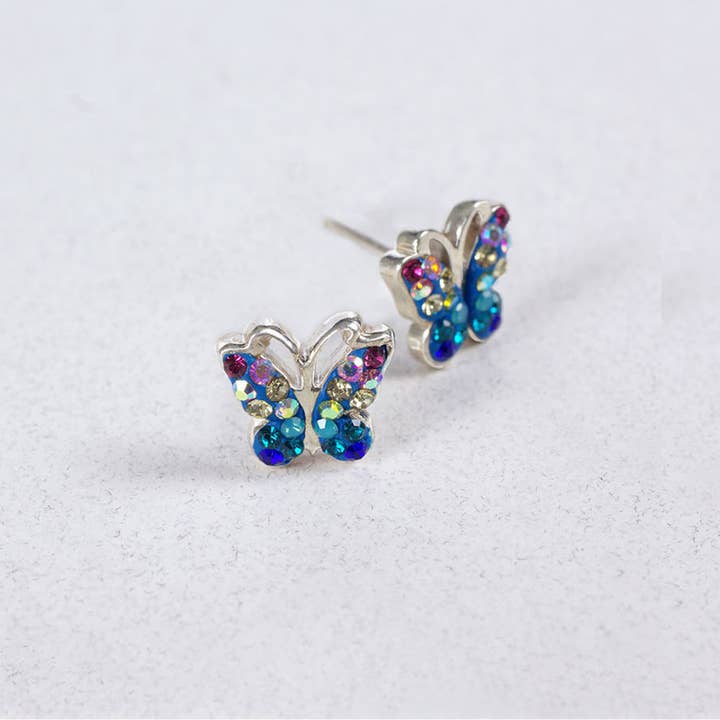 Butterfly Stud Earrings - Image 7