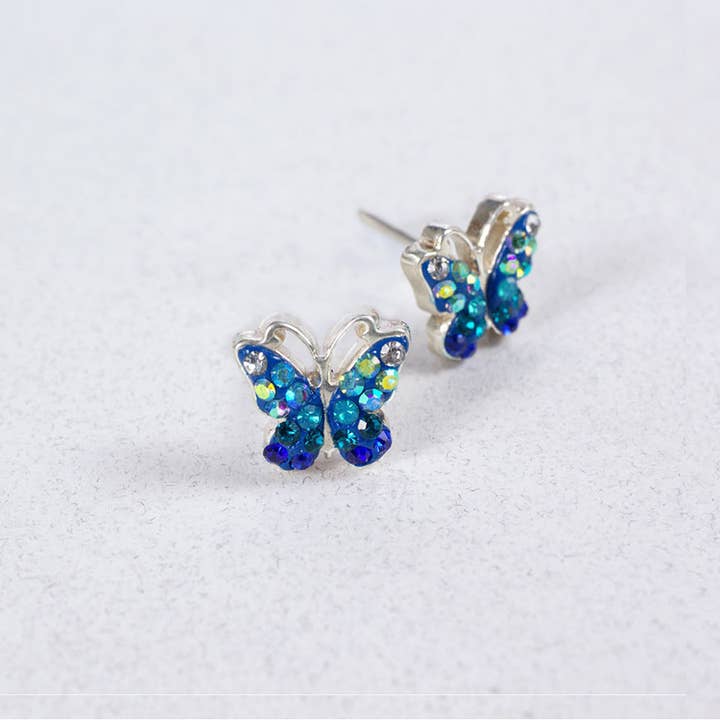 Butterfly Stud Earrings - Image 9