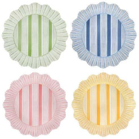 Cabana Stripe Melamine Dinner Plate