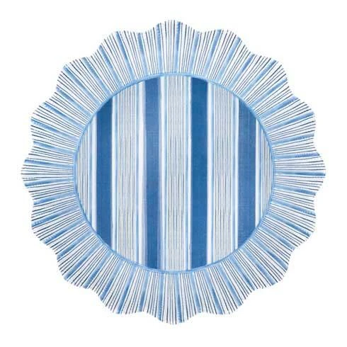 Cabana Stripe Melamine Dinner Plate - Image 2