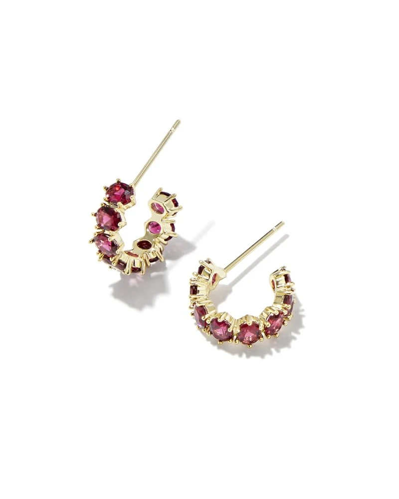 Cailin Crystal Huggie Earrings - Image 14