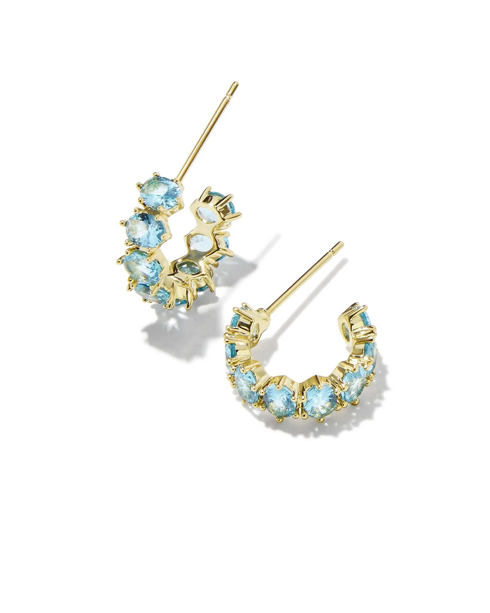 Cailin Crystal Huggie Earrings - Image 2