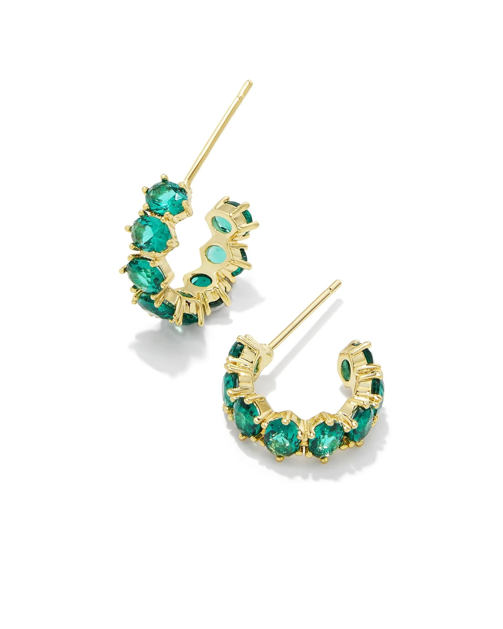 Cailin Crystal Huggie Earrings - Image 7
