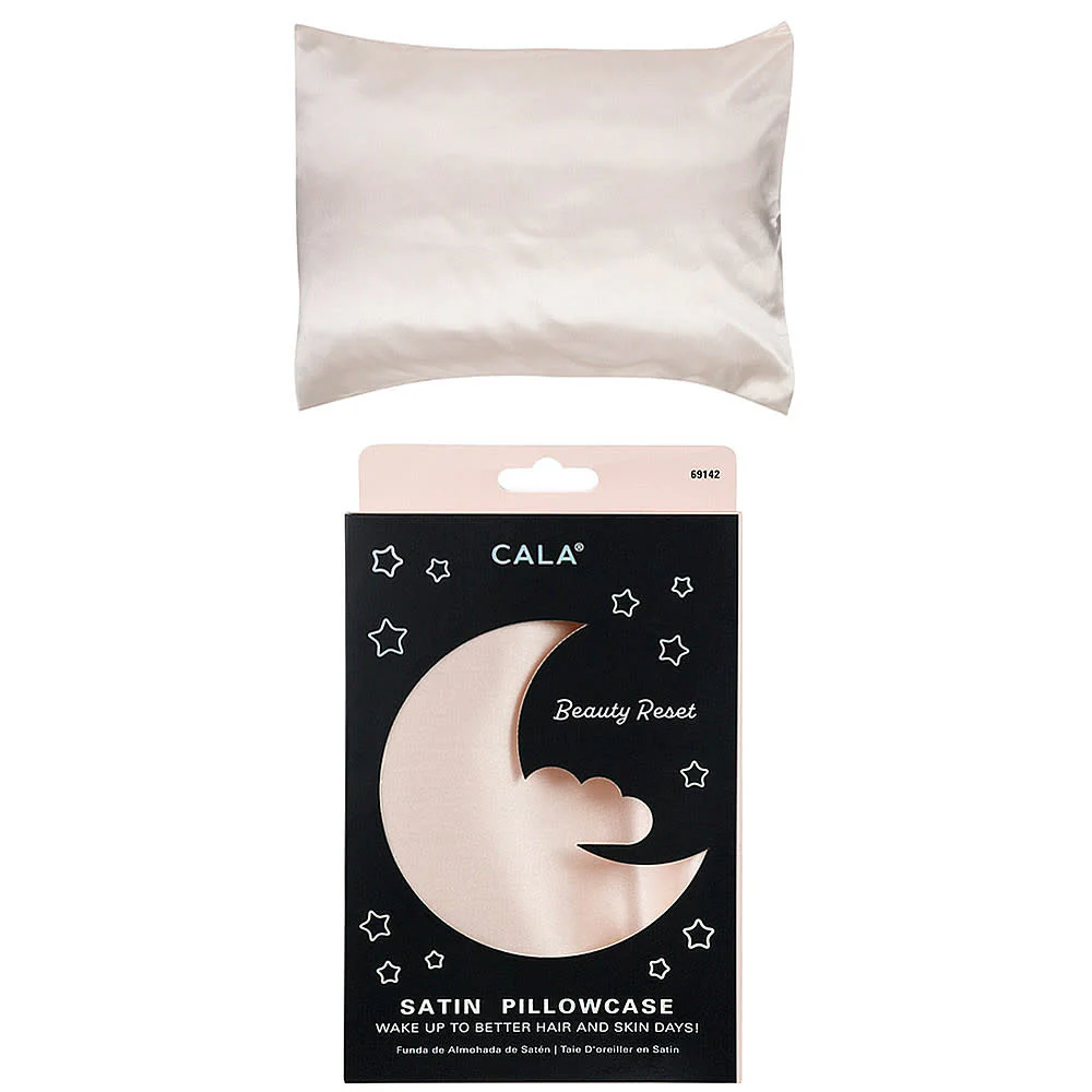 Cala Satin Pillowcase - Ivory