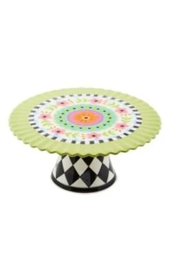 Calico Pedestal Platter - Image 2