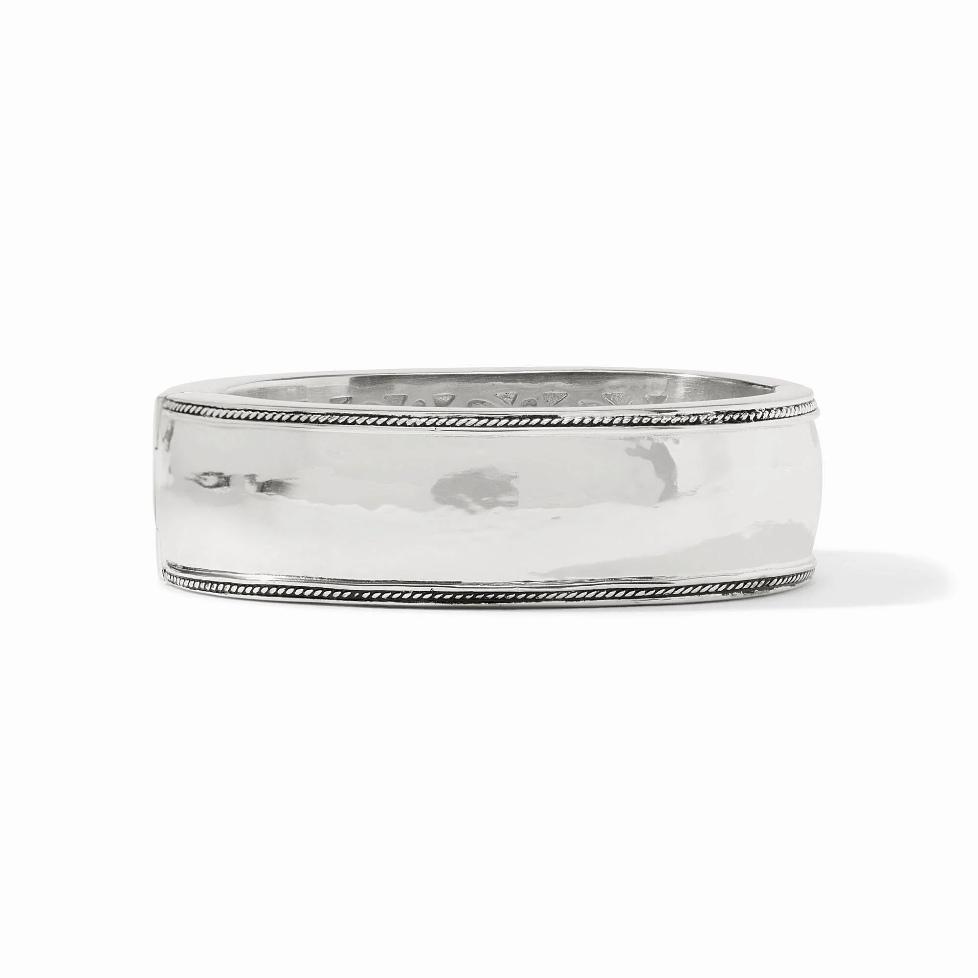 Cannes Statement Hinge Bangle Silver