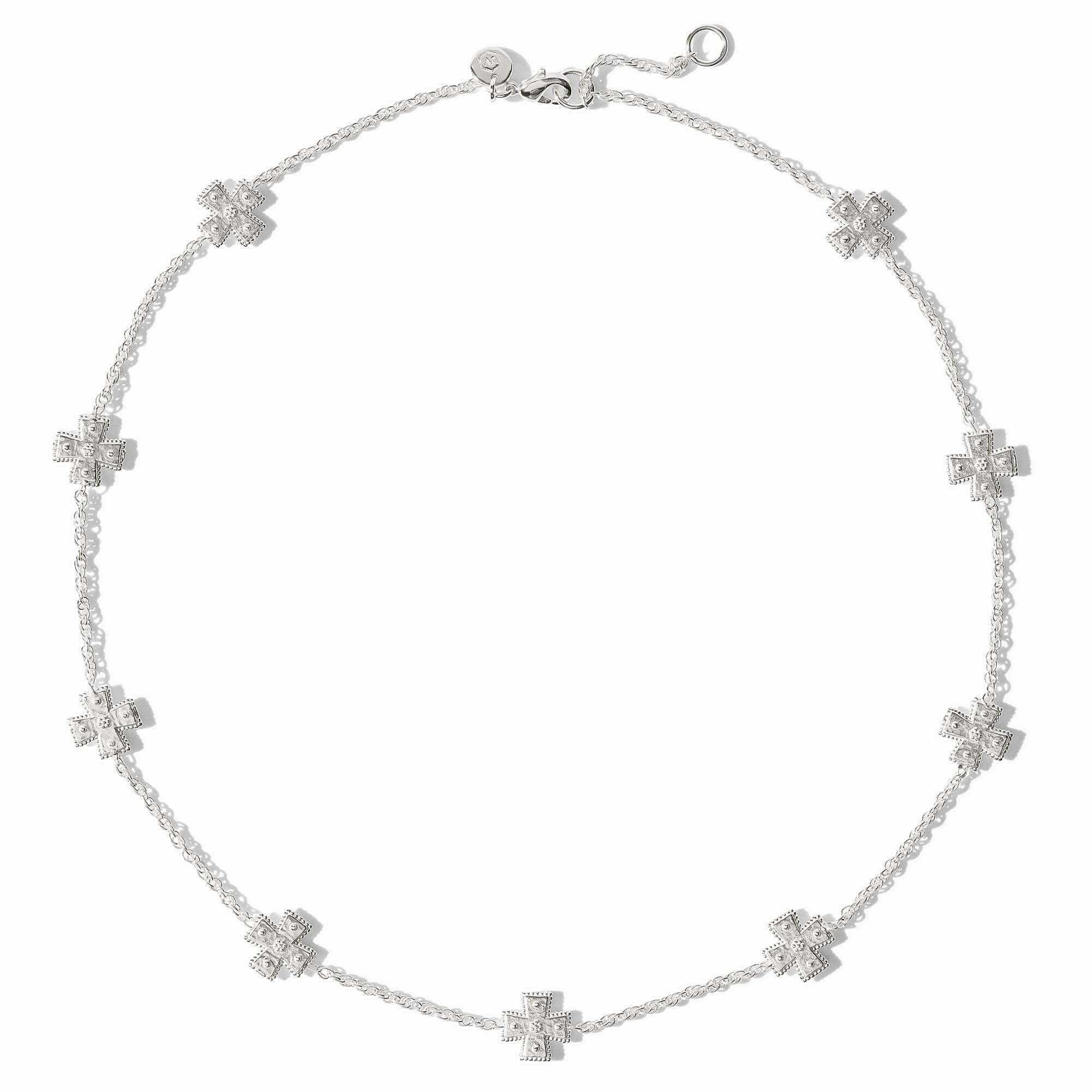 Canterbury Delicate Station Necklace Silver - Image 2