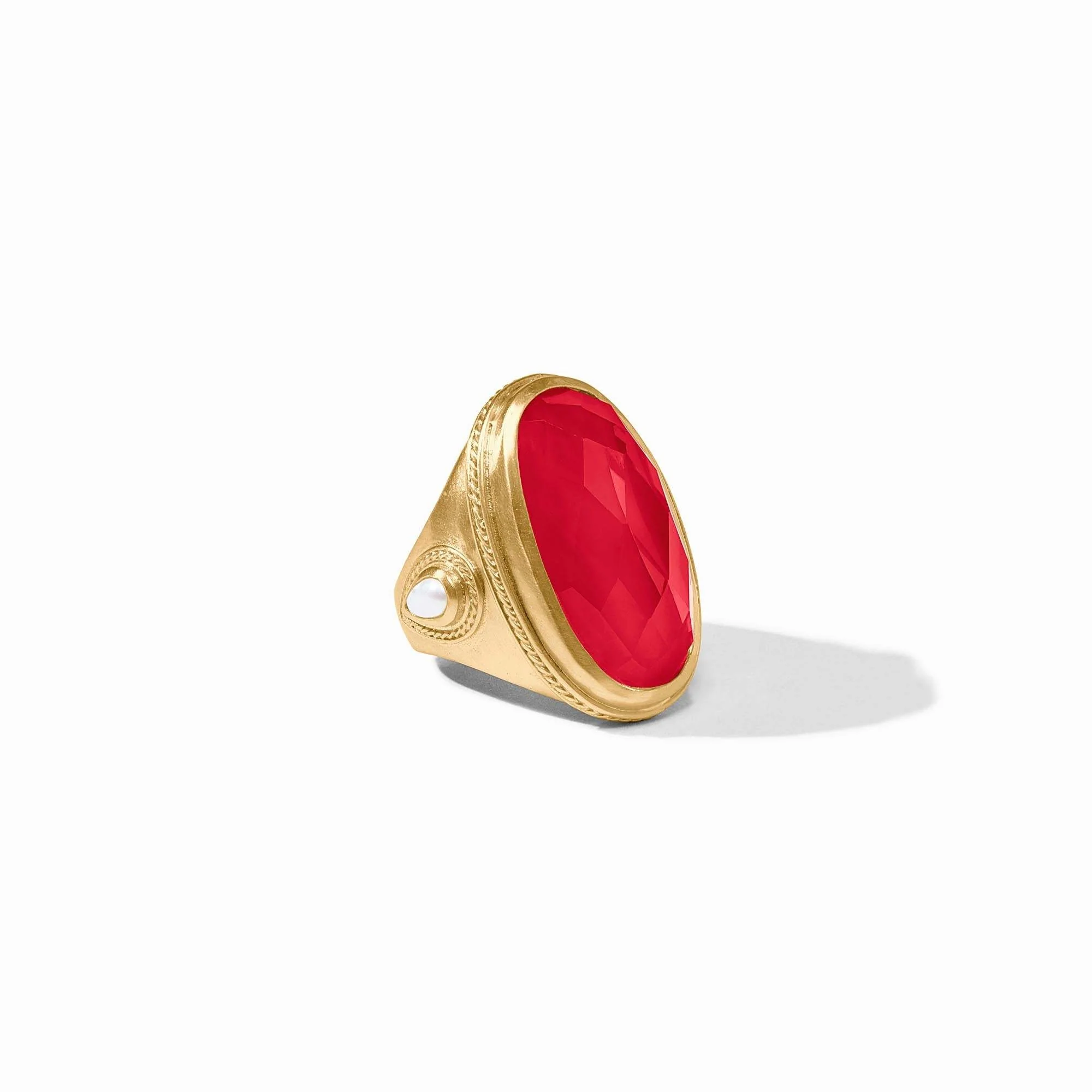 Cannes Statement Ring Gold - Image 15