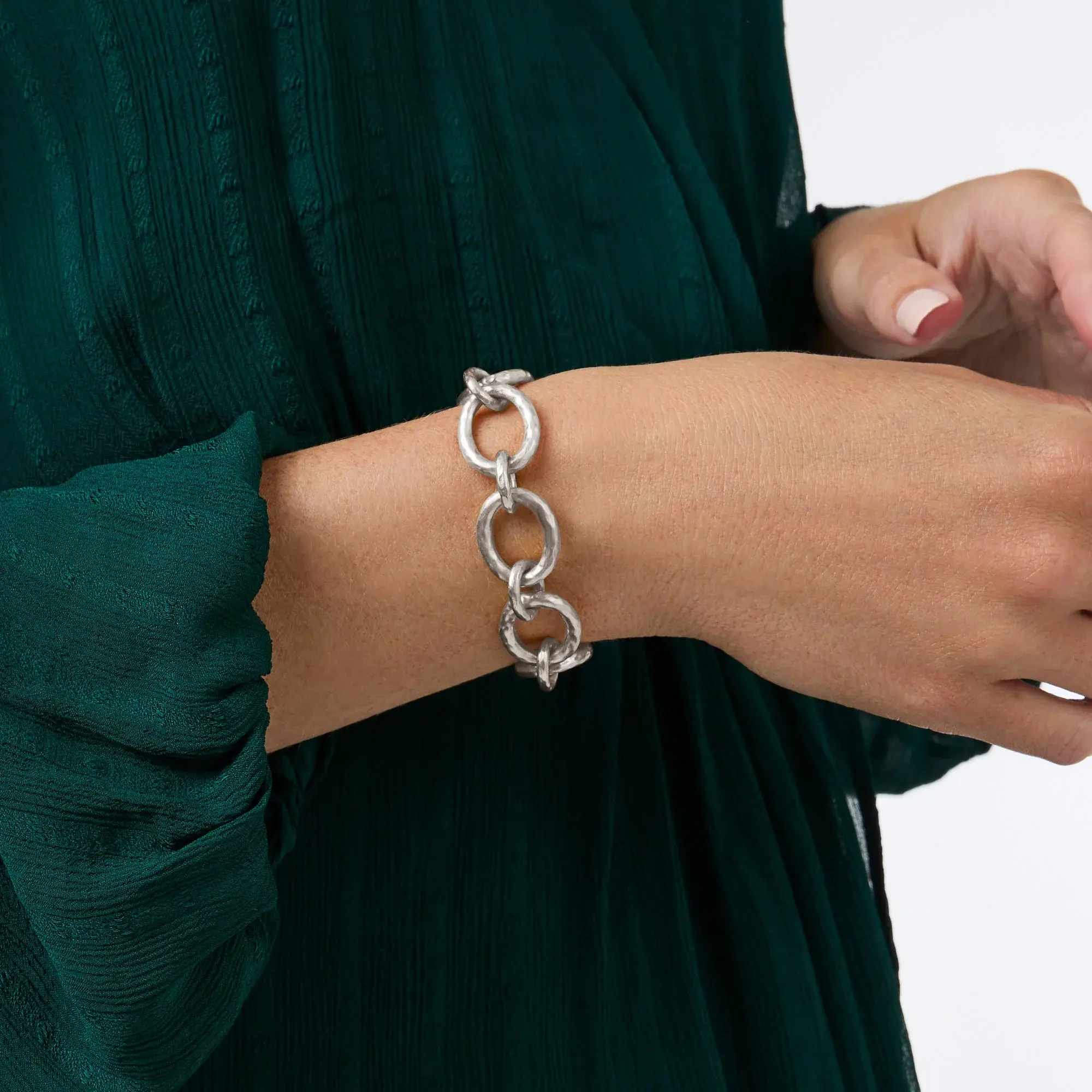 Catalina Demi Link Bracelet Silver - Image 3