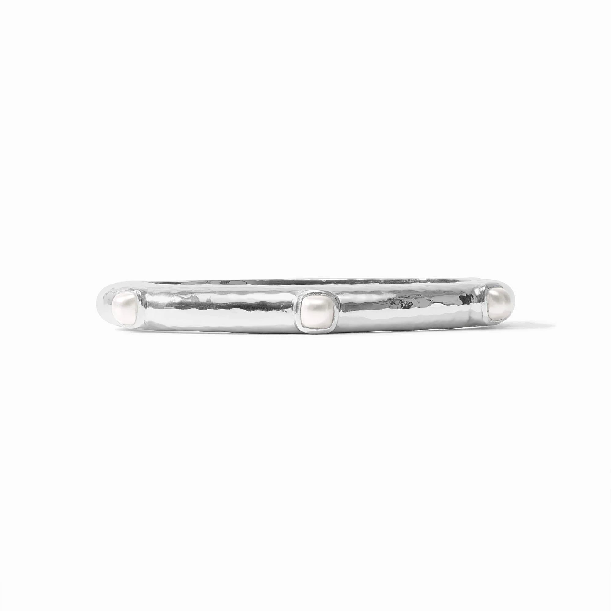 Catalina Hinge Bangle - Silver - Image 4