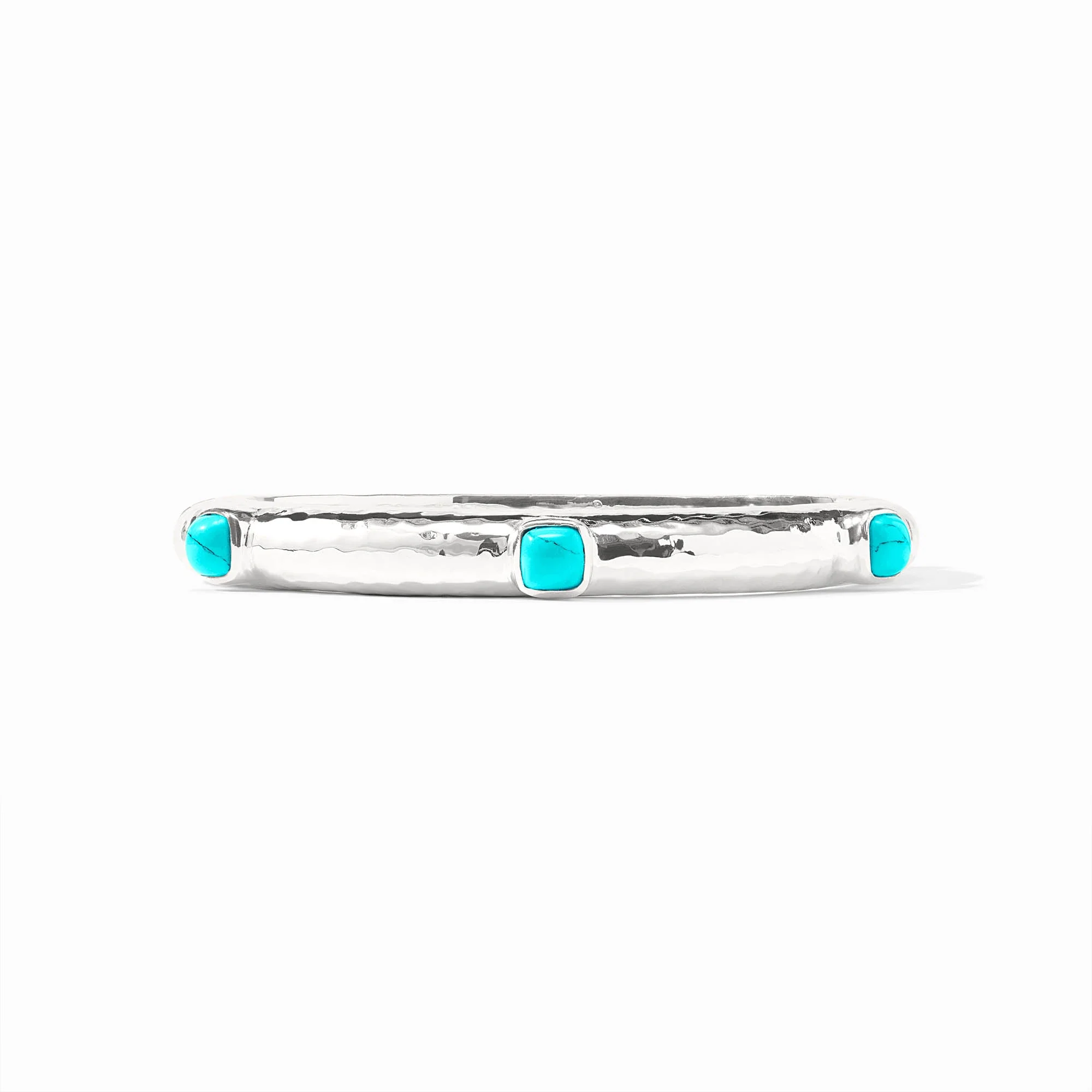 Catalina Hinge Bangle - Silver - Image 5