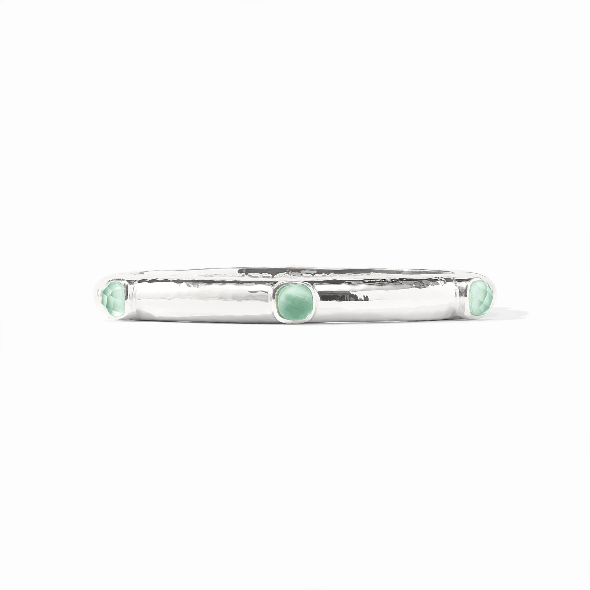 Catalina Hinge Bangle - Silver - Image 6