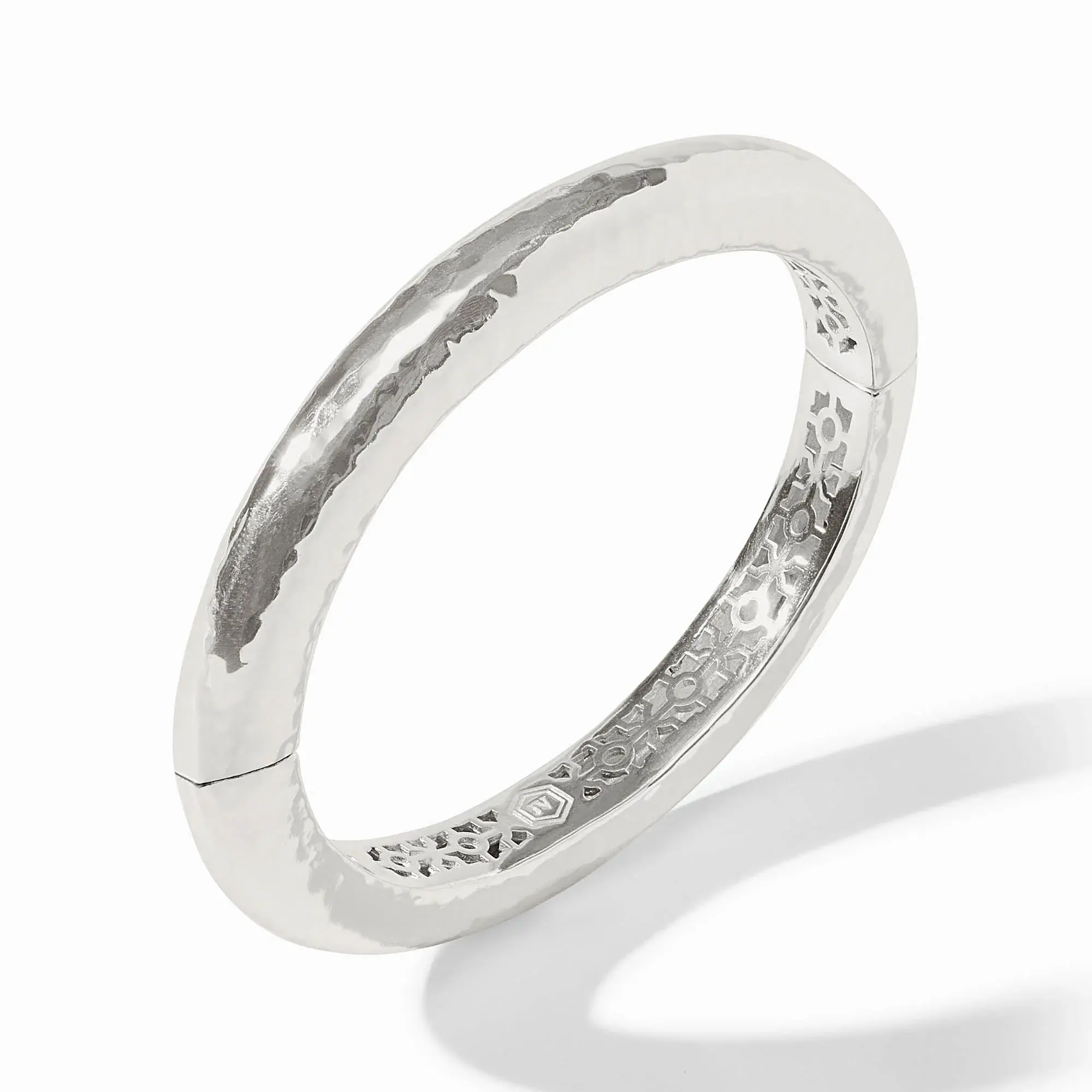 Catalina Hinge Bangle Silver - Image 2