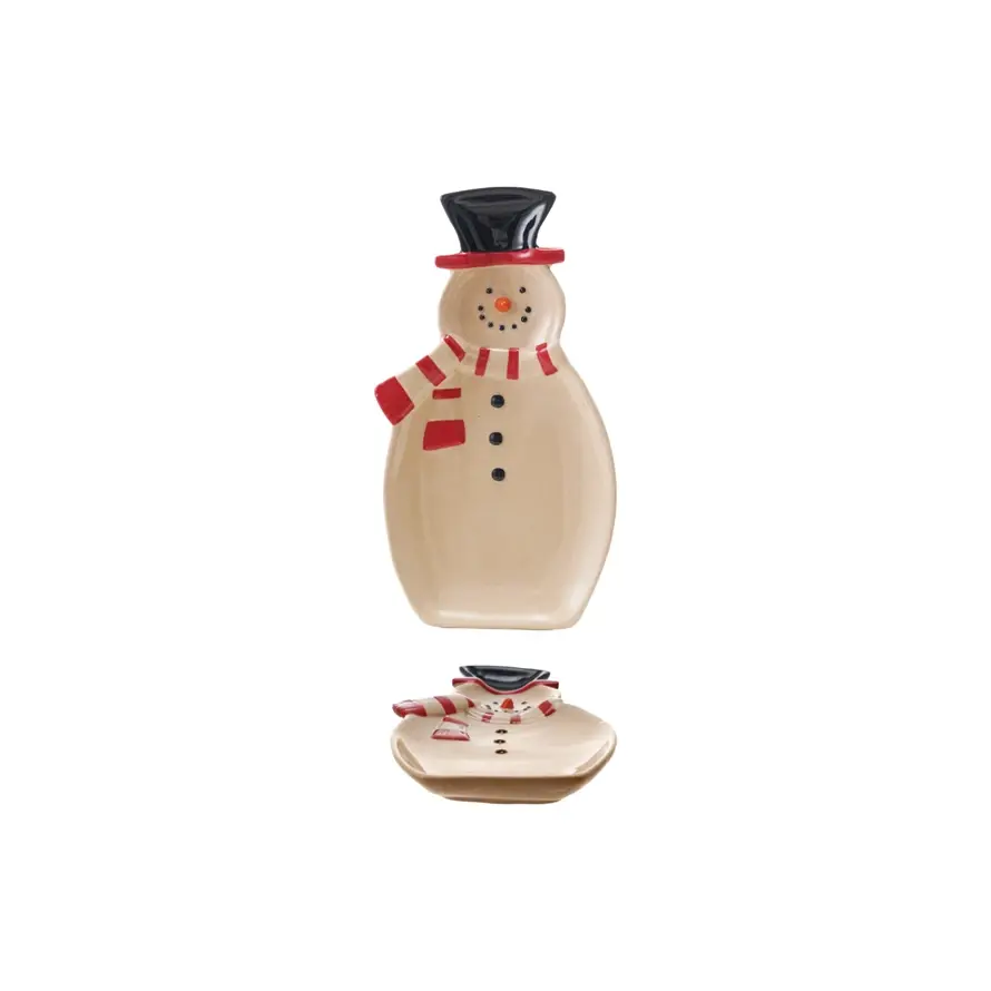 Ceramic Snowman Shaped Dish