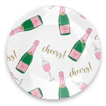 Champagne Glass Round Trinket Tray - Image 2