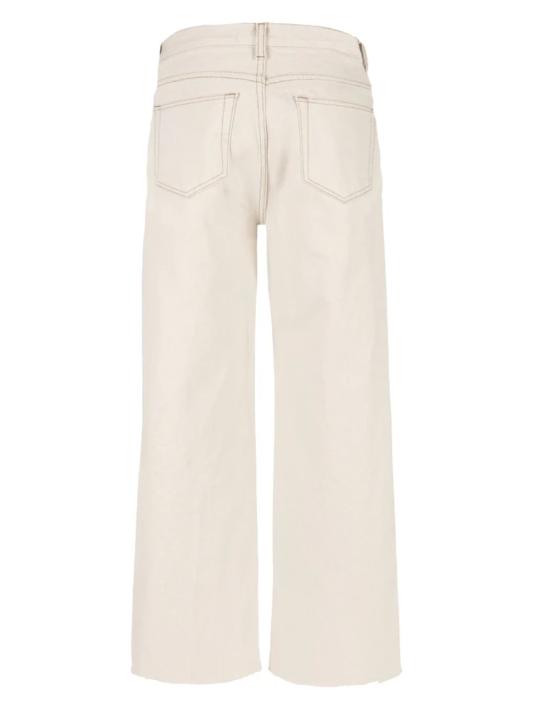 Charlotte High Rise Wide Leg With Raw Hem - Image 2