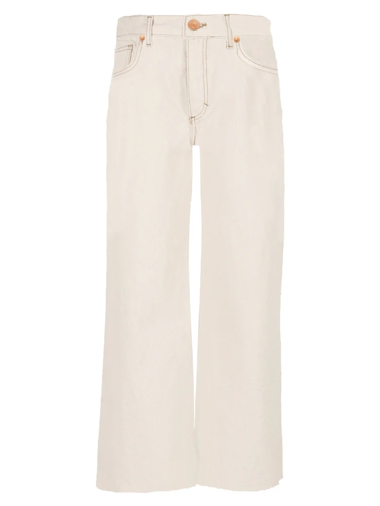 Charlotte High Rise Wide Leg With Raw Hem - Image 8