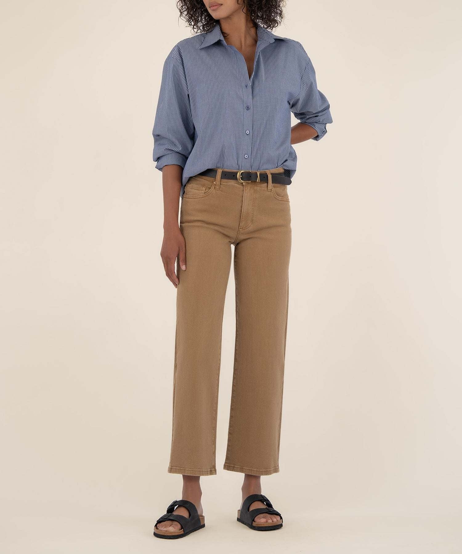 Charlotte High Rise Wide Leg With Regular Hem - Image 5