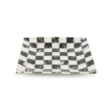 Check Capiz Catchall Tray - Image 2