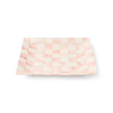 Check Capiz Catchall Tray - Image 3