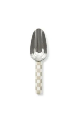 Check Enamel Scoop Small - Image 3