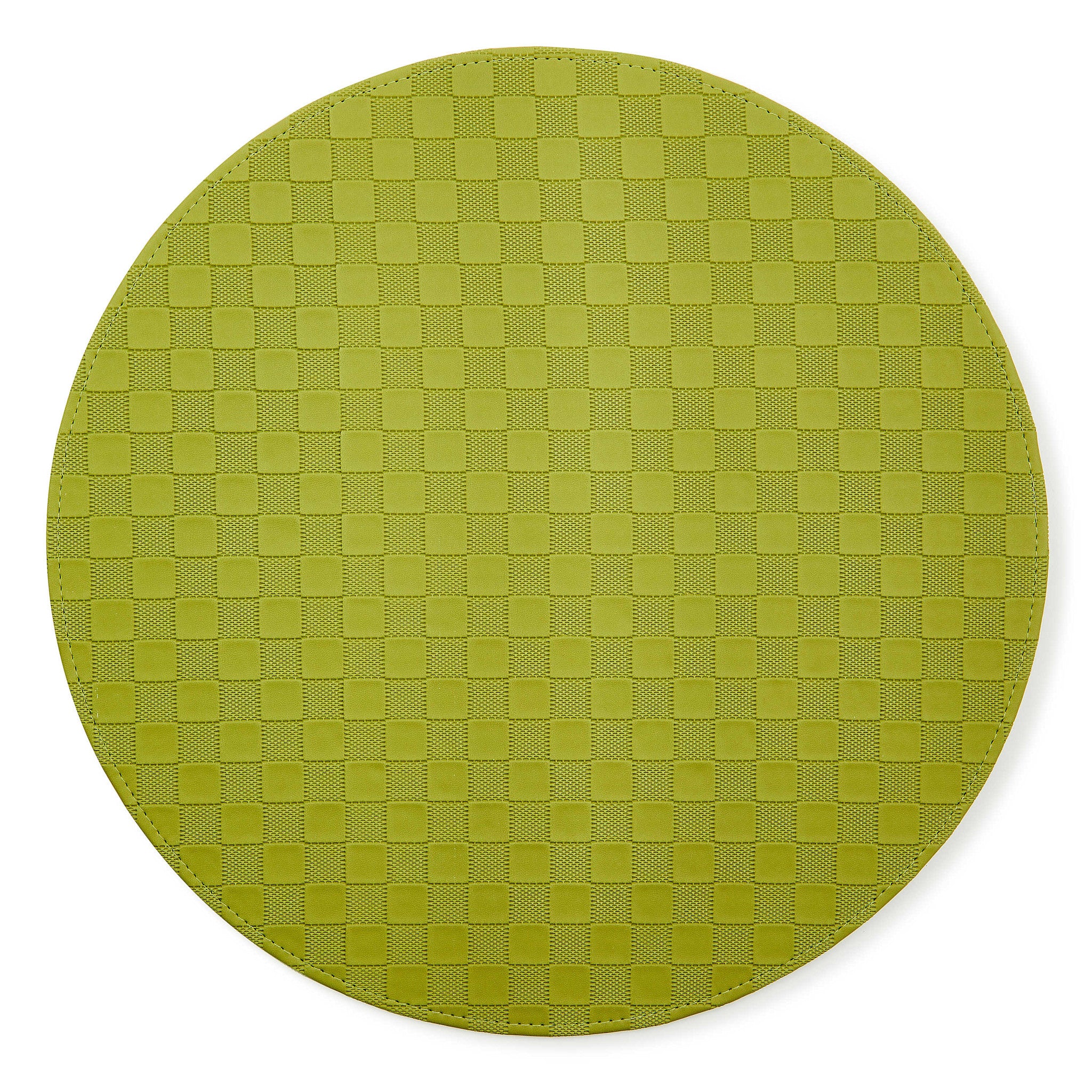 Check Faux Leather Placemat - Image 3