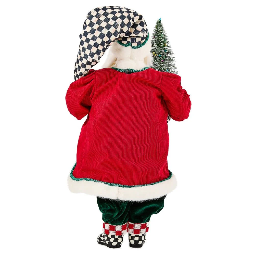 Check It Out Fabric Santa with Tree - Image 2