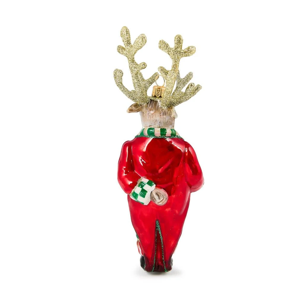 Check It Out Reindeer Butler Ornament - Image 5