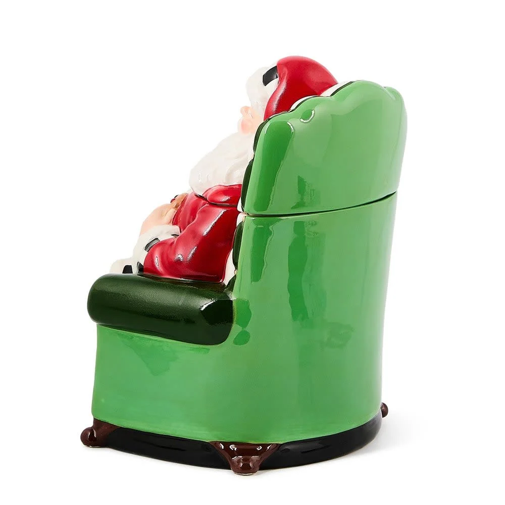 Check It Out Santa in Chair Cookie Jar - Image 3